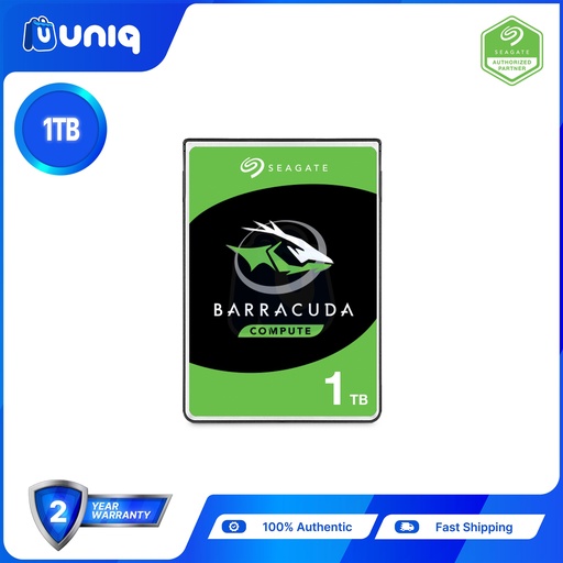 [HDD-03C] Seagate BarraCuda 1TB 2.5" SATA  Internal Hard Drive (ST1000LM048)