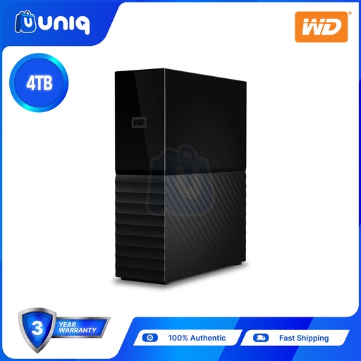[Ext HDD-13B] WD My Book 4TB External HDD (WDBBGB0040HBK-SESN)