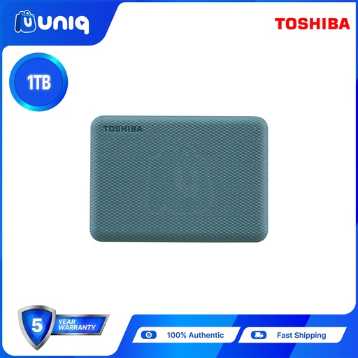 [Ext HDD-18A_Blue] Toshiba Canvio Advance 1TB (Green) Portable Hard Drive (Modern Design)