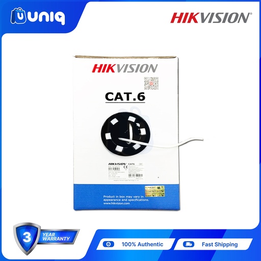 [Cat6 UTP Cable] HikVision DS-1LN6-UE-W Cat6 UTP Cable 305M  (Roll)