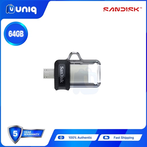 [AC-25D64] Sandisk Ultra Dual Drive m3.0 ~ 64GB (SDDD3)