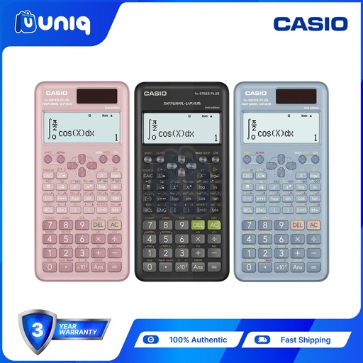 Casio FX-570ES PLUS 2nd Edition Standard Scientific Calculator ~Choose Your Color