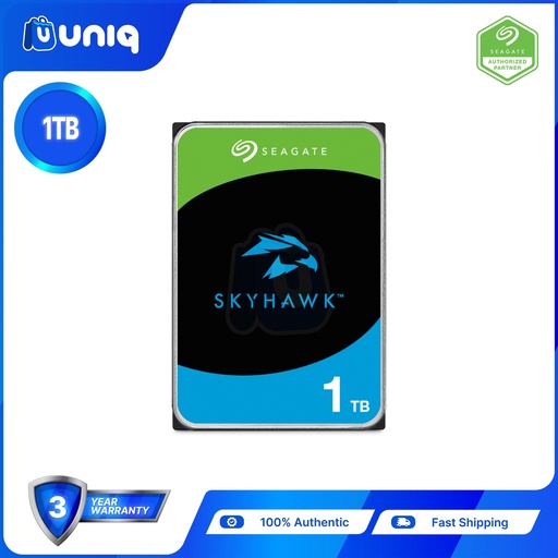 [HDD-02] Seagate SkyHawk 1TB 3.5" SATA Surveillance Hard Drive (ST1000VX005)