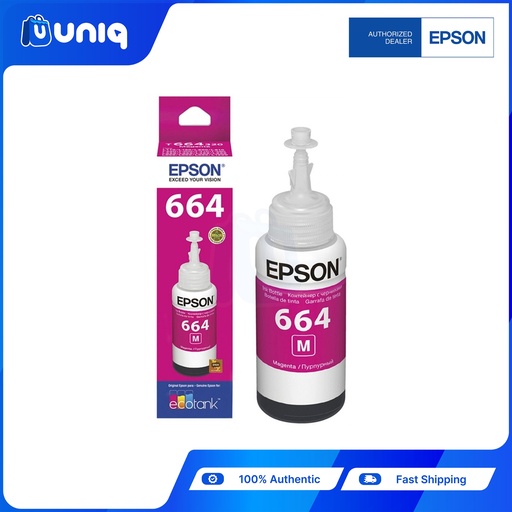 [Ink-48] Epson T6643 Original Ink Bottle 70ml (Magenta)