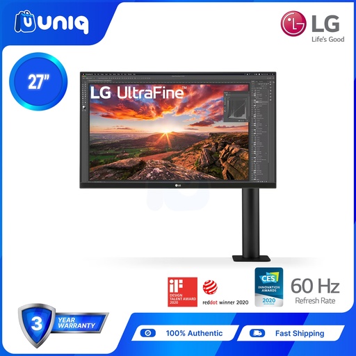 [LG MN-27F] LG 27UN880-B UltraFine 27" UHD 4K Ergo IPS Monitor