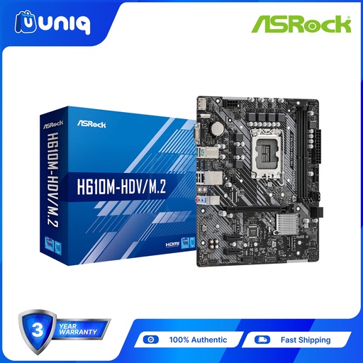 [Asrock MB-24] SALE!!! ASRock H610M-HDV/M.2 Micro-ATX Motherboard