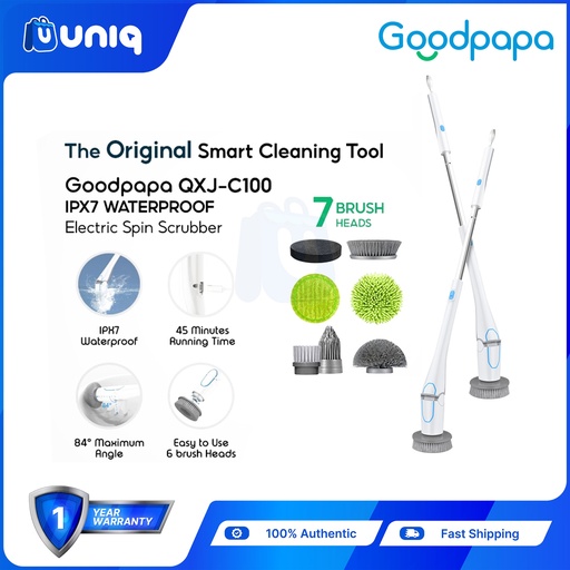 [GoodPapa-01A] Goodpapa QXJ-C100 Electric Spin Scrubber