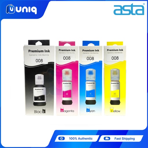 Asta Epson 008 Pigment/Dye Generic Ink Bottle for L15150, L15180, L15160, L6490, L6460