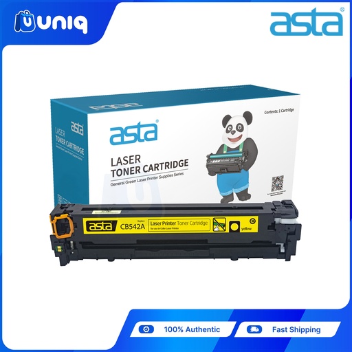 [ASTA Toner-56C] ASTA CB542A (542A) Compatible Toner for HP LaserJet CM1300/CM1312/CP1210/CP1215/CP1515n/CP1518ni (Yellow)