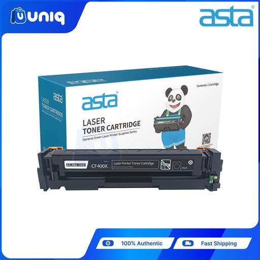 [ASTA Toner-57AX] ASTA CF400X (400X) Compatible Toner Cartridge for for HP Color LaserJet Pro M252/MFP M277 series High Yield