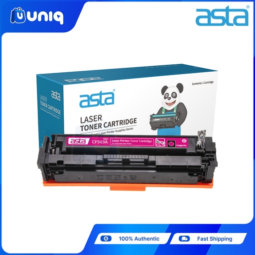 [ASTA Toner-65D] ASTA CF503A (503A) Compatible Toner Cartridge for HP Color LaserJet Pro HP Printer M254dw/M254nw (Magenta)