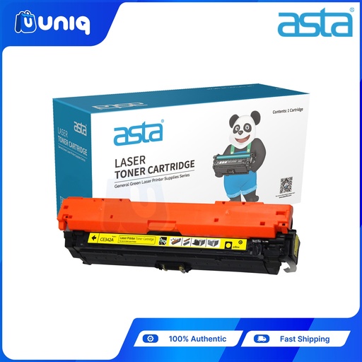 [ASTA Toner-61C] ASTA CE342A (342A) Compatible Color Toner Cartridge for HP Enterprise 700 color MFP M775 (Yellow)