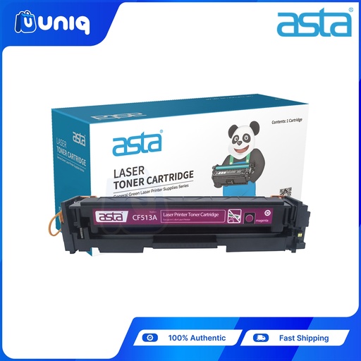 [ASTA Toner-66D] ASTA CF513A (513A) Compatible Toner Cartridge for HP Color LaserJet Pro HP Printer M154a/MFP M180n/M181fw (Magenta)