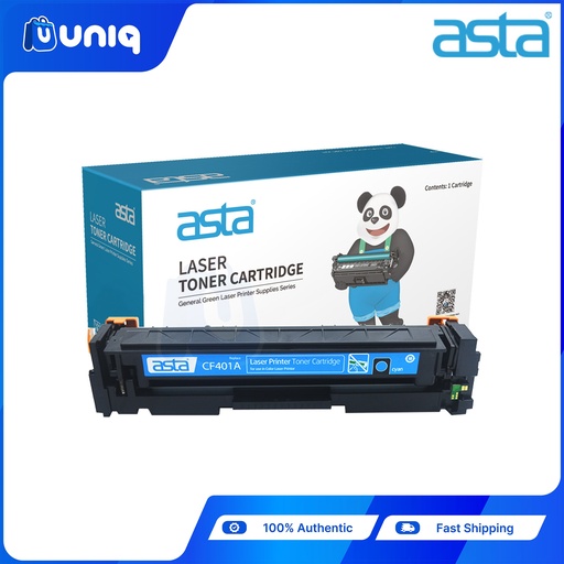 [ASTA Toner-57B] ASTA CF401A (401A) Compatible Toner Cartridge for for HP Color LaserJet Pro M252/MFP M277 series (Cyan)