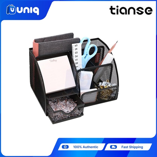 [Tianse-52] TIANSE TS-3510 Metal Multifunctional Pen Holder
