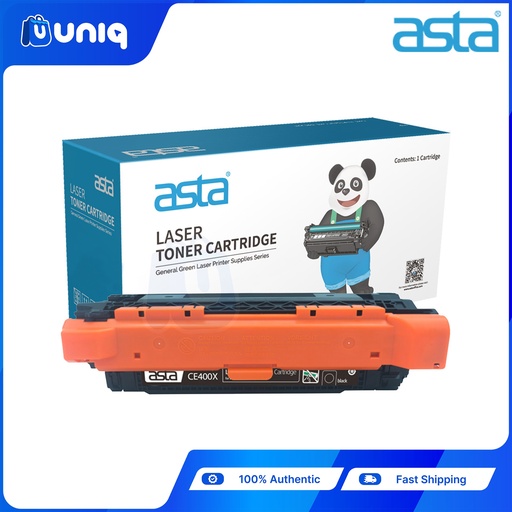 [ASTA Toner-43AX] ASTA CE400X (400X) Compatible Toner Cartridge for LaserJet Printers HP M551DN/M551N/M551XH High Yield (Black)