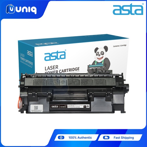 [ASTA Toner-26] ASTA CE505A (05A) Compatible Toner Cartridge for LaserJet Printers HP P2035/P2055 (Black)