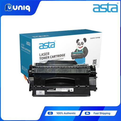 [ASTA Toner-27X] ASTA Q5949X (49X) Compatible Toner Cartridge for LaserJet Printers HP 1320/M3390mfp/M3392mfp High Yield (Black)
