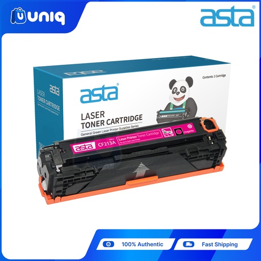 [ASTA Toner-38D] ASTA CF213A (213A) Compatible Toner Cartridge for LaserJet Printers HP 200/M251/M267 (Magenta)