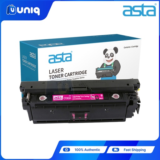 [ASTA Toner-42D] ASTA CF363A (363A) Compatible Toner Cartridge for LaserJet Printers HP M552/M553/MFP M577f (Magenta)