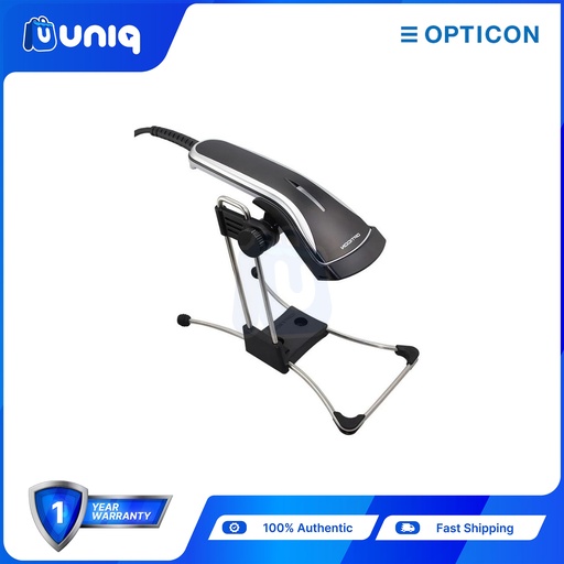 [Barcode-04] Opticon OPR-2001Z USB Stand Laser Barcode Scanner for Business (Black)