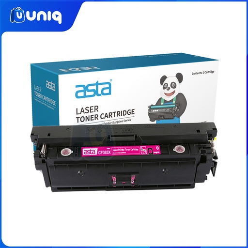 [ASTA Toner-42DX] ASTA CF363X (363X) Compatible Toner Cartridge for LaserJet Printers HP m552dn 553dn High Yield (Magenta)