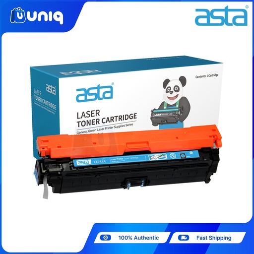 [ASTA Toner-39B] ASTA CE741A (741A) Compatible Toner Cartridge for LaserJet Printers HP (Cyan)