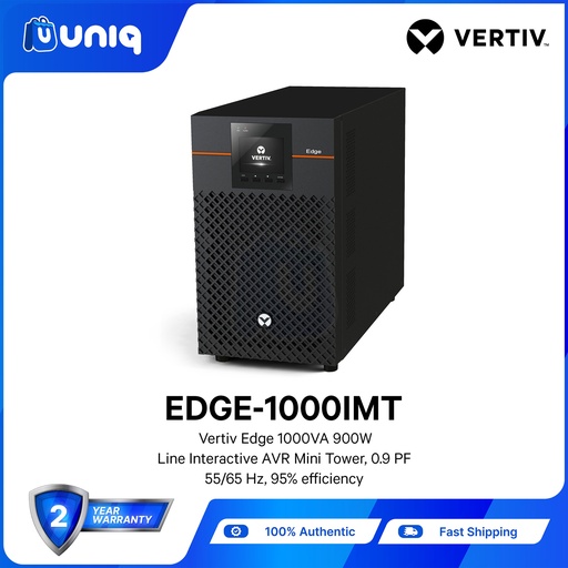 [PSU-03M_Edge1000] Vertiv™ Liebert® Edge UPS 1000VA / 900W Tower (EDGE-1000IMT)