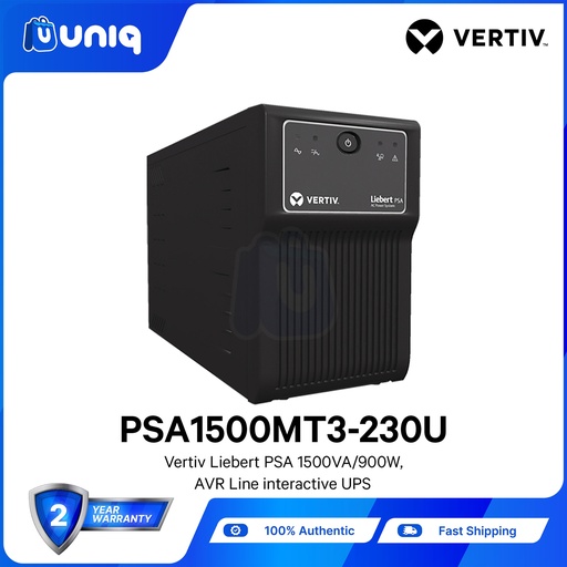 [PSU-03B] Vertiv™ Liebert® PSA 1,500VA / 900W AVR Line interactive UPS (PSA1500MT3-230U)