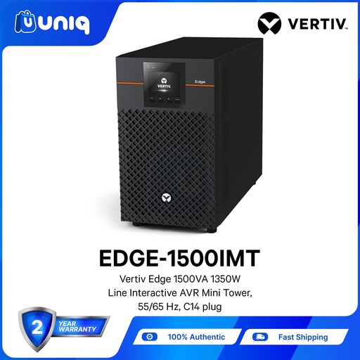 [PSU-03M_Edge1500] Vertiv™ Liebert® Edge UPS 1500VA / 1350W Tower (EDGE-1500IMT)