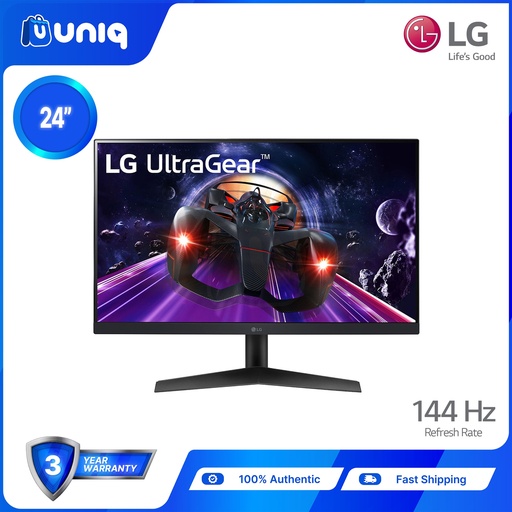 [LG MN-24A] LG 24GN60R-B 24'' UltraGear FHD IPS 1ms 144Hz HDR Monitor