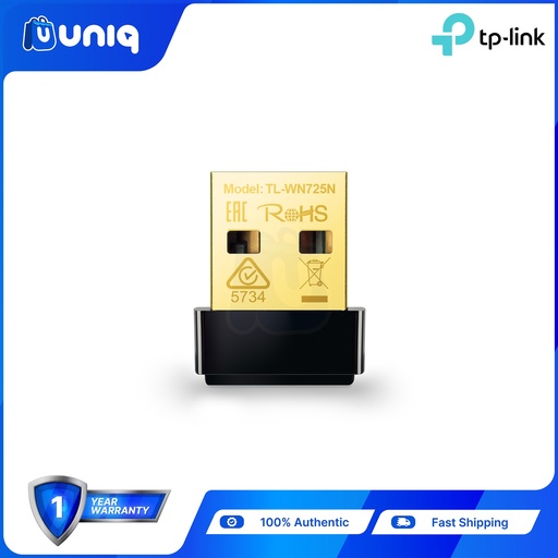 [TPLink-02] TP-Link TL-WN725N Wireless N Nano USB 2.0 Adapter
