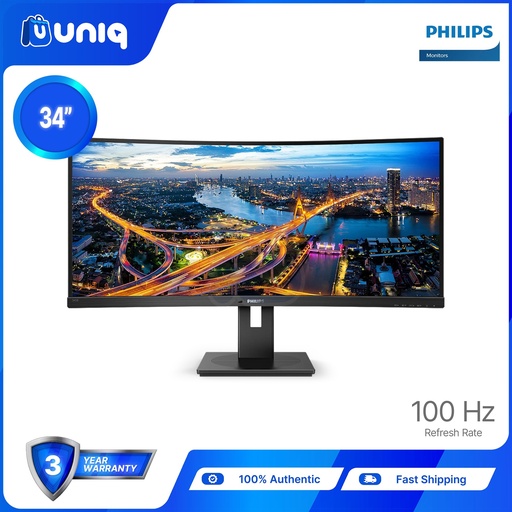 [Philips-08] Philips 345B1C 34" Curved UltraWide LCD Display Business Monitor