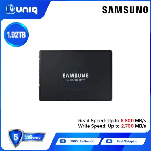 [SSD-78_1920] Samsung PM9A3 1.92TB NVMe U.2 Enterprise SSD (MZ-QL21T900)