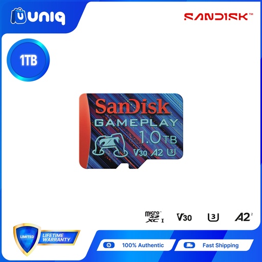 [Memory Card-53_GamePlay_1TB] Sandisk GamePlay microSD Card for Mobile and Handheld Console Gaming ~ 1TB (SDSQXAV-1T00-GN6XN)