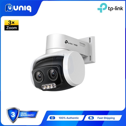 [VIGI C540V_4mm] TP-Link VIGI C540V 4MP Outdoor Full-Color Dual-Lens Varifocal Pan Tilt Network Camera
