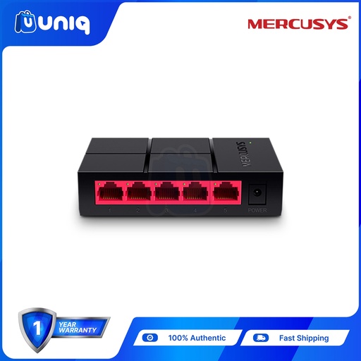 [Mercusys-13] Mercusys MS105G 5-Port 10/100/1,000 Mbps Desktop Switch