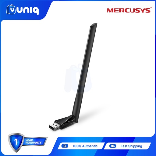 [Mercusys-12] Mercusys MU6H AC650 High Gain Wireless Dual Band USB Adapter