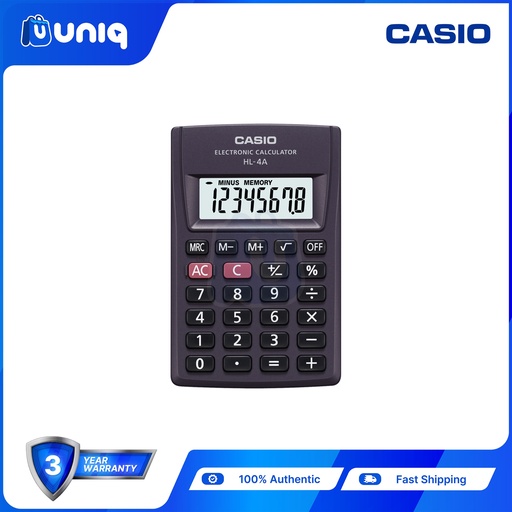 [Casio-013] Casio HL-4A Basic calculator