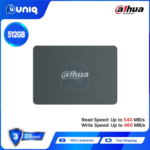 [Dahua-01_512] Dahua C800A 512GB 2.5" SATA SSD (DHI-SSD-C800AS512G)