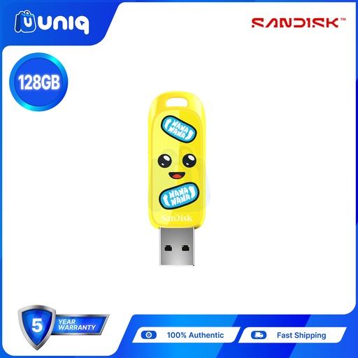 [AC-26Peely_128] Sandisk Fortnite USB Flash Drive ~ 128GB - Peely Edition (SDCZIF-128G-G46)