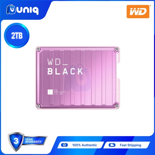 [Ext HDD-24_PinkP10] WD Black P10 2TB Game Drive (Pink) Portable External Hard Drive (WDBA2W0020BPK-WESN)