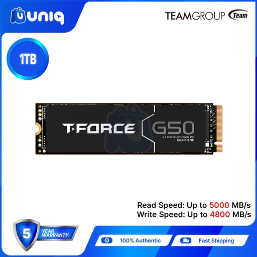 [SSD-Team-G50_1TB] Team G50 1TB M.2 PCIe Gen 4x4 Internal SSD