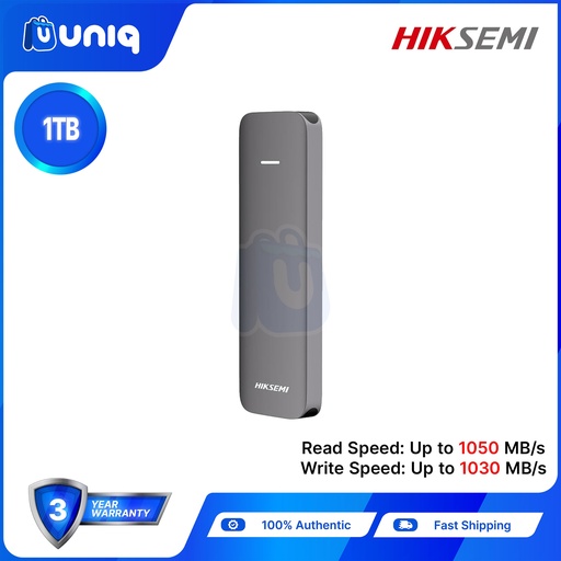 [Portable SSD-40A_1TB] HikSemi Elite 1TB Portable SSD (HS-ESSD-ELITE 1TB GREY)