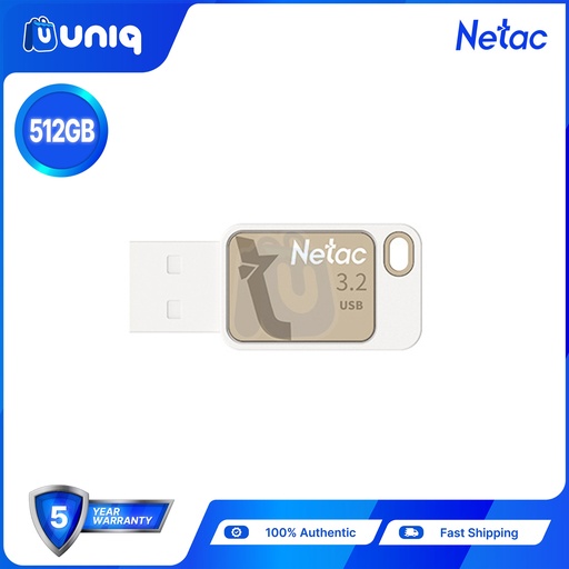 [Netac-04_512] Netac UA31 USB 3.2 Flash Drive 512GB (Desert Yellow)