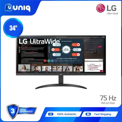 [LG MN-34A] LG 34WP500-B 34'' UltraWide FHD HDR Monitor with AMD FreeSync