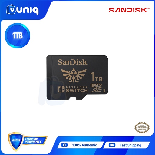 [Memory Card-32F] Sandisk Nintendo®-Licensed Memory Card For Nintendo Switch™ ~ 1TB (SDSQXAO-1T00-GN3ZN)