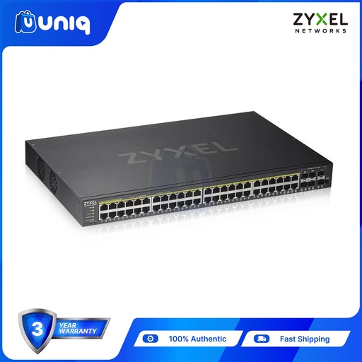 [Zyxel-007] Zyxel GS1920-48HPv2 48-Port GbE Smart Managed PoE Switch