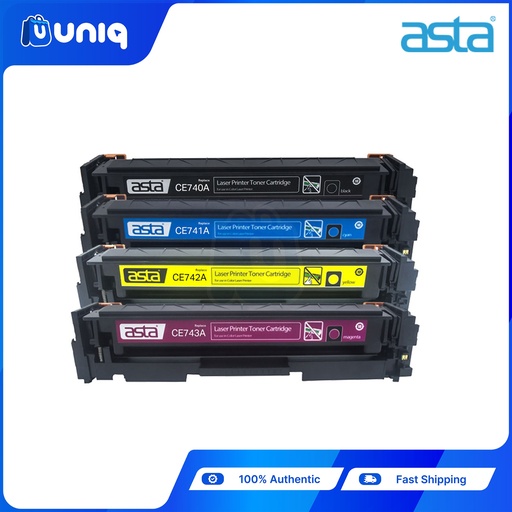 [ASTA Toner-39_BCMY] ASTA CE740A,CE741A,CE742A,CE743A Compatible Toner Cartridge for HP Color LaserJet Series Printer (BCYM)