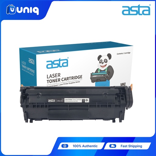 [ASTA Toner-05] ASTA CRG-303 (303) Compatible Toner Cartridge for LaserJet Printers Canon Image Class MFLBP 2900/3000 (Black)
